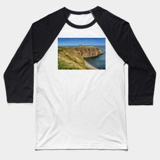 Dunnottar Castle on the Aberdeenshire coastline, Scotland Baseball T-Shirt